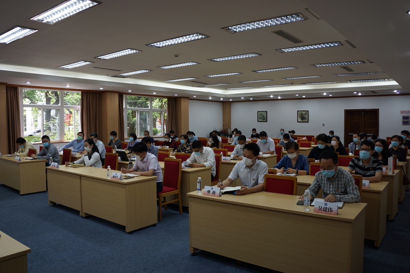 图片说明:第三巡察组动员会现场